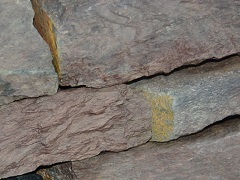 barette schiste rouge